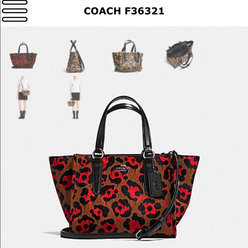 SOLD SOLD SOLD SOLD SOLD Coach wild Beast Gary Baseman Ocelot/leopard print - Picture 14 of 16